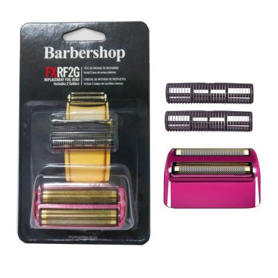 Replacement Foil and Blades Set,Compatible for BaByliss PRO, Barberology Cordless Metal Double Foil Shaver FXFS2(PLINK)
