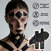 Bowitzki Face Body Paint Stick Eye Black Softball Football Baseball Sports , Non-Toxic Hypoallergenic for Halloween SFX Makeup Cosplay Joker Costume Parties Cream-Blendable (Black) view 2
