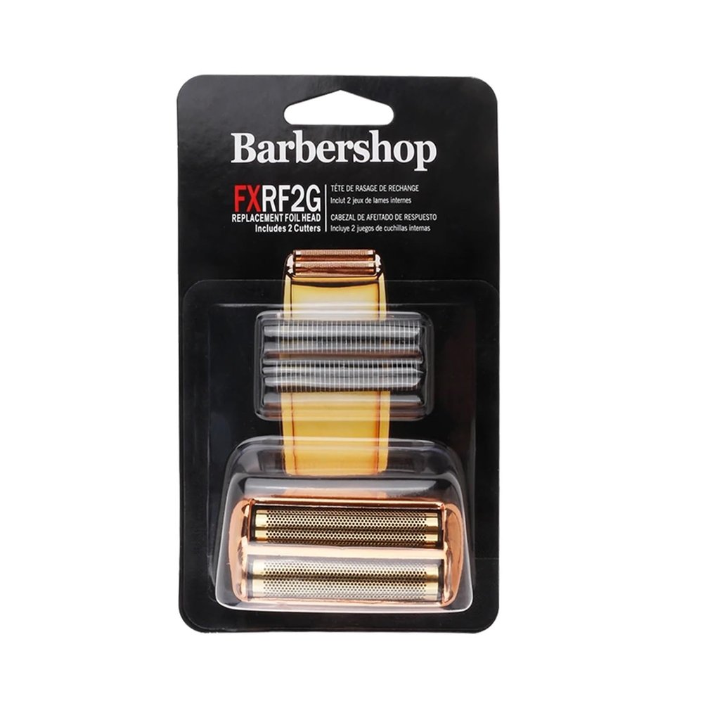 FXRF2 Barber Shaver Double Replacement Foil and Blade Set,Compatible for Babyliss, Cordless Foil Shaver(Rose Gold)
