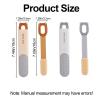 2pcs Double-Sided Stainless Steel Foot File, Foot Scrubber & 2 Feet Seam Brush Professional Pedicure Tool for Dry Wet Feet Dead Skin & Hard Skin Remover Tool view 2
