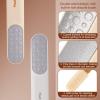 2pcs Double-Sided Stainless Steel Foot File, Foot Scrubber & 2 Feet Seam Brush Professional Pedicure Tool for Dry Wet Feet Dead Skin & Hard Skin Remover Tool view 4