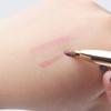 DIYEAH Retractable Double-ended Lip Brush Golden Cosmetic Makeup Tool for Women and Fine Dense Bristles for Precise Concealer and Lipstick Application Portable Travel-friendly Design view 2