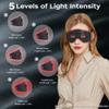 JVV Red and Infrared Light Therapy Device for Eyes, 5 Modes Under-Eye Red Light Eye Mask, Eye Massager for Fine Lines Eye Bags and Dark Circles for Men and Women view 4