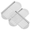 ARTSEWPLY 3pcs Stainless Steel Foot Callus Remover Skin-Friendly File for Hard Dead Skin Removal Feet Heel Scraper Tool for Pedicure Care view 1