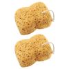 POPETPOP 2pcs Honeycomb Exfoliating Sponges Soft Pure Body Scrubber for Shower Gentle Skin Exfoliator Bath Sponge Suitable for Men and Women view 1