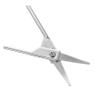 6Pcs Stainless Steel Eyebrow Scissors for Woman, Silver view 3