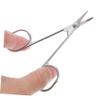 6Pcs Stainless Steel Eyebrow Scissors for Woman, Silver view 4