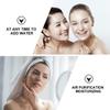 PRETYZOOM Portable Handheld Facial Steamer Dinosaur Design USB Rechargeable Nano Mist Sprayer for Skin Moisturizing and Hydrating Small Beauty Care Mister with Non-Slip Grip for Face and view 2