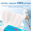 Elevon Soft Face Towels, 100% Natural Cotton Facial Tissue Makeup Towels, 100 Tissues per Bag, (24 Bags Total) view 2