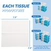 Elevon Soft Face Towels, 100% Natural Cotton Facial Tissue Makeup Towels, 100 Tissues per Bag, (24 Bags Total) view 3