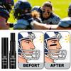 Bowitzki Face Body Paint Stick Eye Black Softball Football Baseball Sports , Non-Toxic Hypoallergenic for Halloween SFX Makeup Cosplay Joker Costume Parties Cream-Blendable (Green) view 3