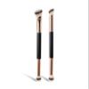 Stlalsa 4-piece foundation make-up makeup brush double head beveled contour brush suitable for mixing liquid powder concealer cream blush brush eyes (black) view 3
