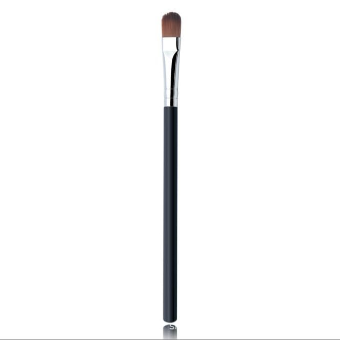 AJKPL Professional Cosmetic Brow Brush, Black Handle, Synthetic Bristles, Makeup Application Tool