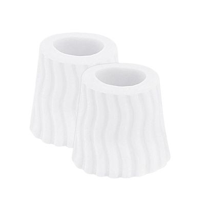 10-Piece Silicone Toe Protector Set, Tube Sleeves for Corns, Blisters, and Bunion Pain Relief, 5 Pairs(StyleB White (10PCS))