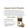 KK Premium Kapoor Kachri Powder Herbal Supplement for Hair Care & Scalp Health 100gm view 2