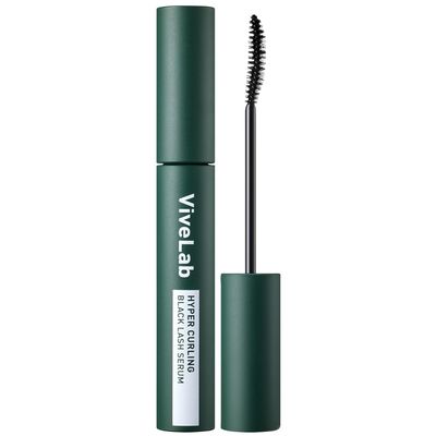 ViveLab Hyper Curling Black Lash Serum, 0.27 fl oz, Instant Lift & Curl, 10-Second Fix, 8-Hour Hold, Plant-Derived Tint, Vegan Formula, Easy-Washable