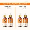 BEMT Aloe Vera (Aloe Barbadensis) Oil 100% Pure & Natural Organic Essential Oil for Skin & Hair Care Moisturizing & Nourishing 50ml with Dropper view 3