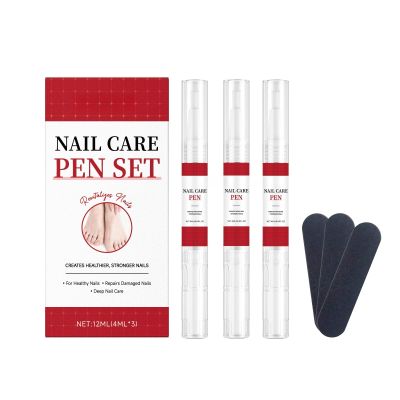 Nail Care Pen Set, Gentle Hydrating Nail Treatment for Hands and Feet, Easy-to-Use Daily Nail Conditioning Kit