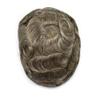 JUST HAIR Thin Skin Mens Toupee Human Hair Replacement V-looped Men Hair Piece 0.04mm Invisible Toupee for Men Hair System 7X9-80% density#740 Very Light Brown+40% Gray view 2