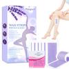 72PCS Wax Strips for Hair Removal, 48 Body & 24 Face Wax Strips with 8 calming Oil Wipes, At Home Waxing Kit for Women & Men - Body, Arms, Legs, Back, Bikini & Brazilian, Hypoallergenic All Skin Types view 1