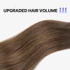 Bella Hair Premium Remy Human Hair Weave Silky Straight, Upgraded Voluminous Full & Thick Human Hair Bundle Extension - Ombre Color #T2/6/P2 16 inch view 3
