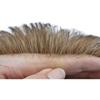 JUST HAIR Thin Skin Mens Toupee Human Hair Replacement V-looped Men Hair Piece 0.04mm Invisible Toupee for Men Hair System 8X10-80% density#7 Very Light Brown view 3