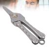 Pssopp Ti Alloy Nose Hair Trimmer Scissors, Portable Nose Hair Facial Grooming Scissors for Men Women Eyelashes Eyebrows Beard Pet Grooming view 2