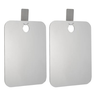 XYMYNWE 2 Pack Shower Mirror for Shaving, Small Wall Hanging Mirrors