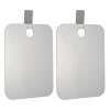 XYMYNWE 2 Pack Shower Mirror for Shaving, Small Wall Hanging Mirrors view 1