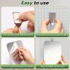 XYMYNWE 2 Pack Shower Mirror for Shaving, Small Wall Hanging Mirrors view 3