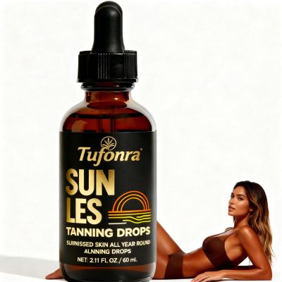 Tanning Drops, Natural Sunless Drinkable Tanning Drop to Drink - 60 ml (1 Bottle)