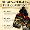 Tanning Drops, Natural Sunless Drinkable Tanning Drop to Drink - 60 ml (1 Bottle) view 3