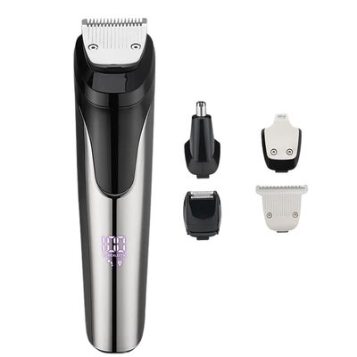 3-in-1 Beard Trimmer for Men, Electric Shaver with Nose Hair Trimmer, Rechargeable Waterproof Grooming Kit, Professional Hair Clippers for Mustache Body Facial Care, Mens Grooming Set