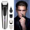 3-in-1 Beard Trimmer for Men, Electric Shaver with Nose Hair Trimmer, Rechargeable Waterproof Grooming Kit, Professional Hair Clippers for Mustache Body Facial Care, Mens Grooming Set view 2