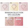 High Gloss Powder Palette - Suitable For Pink Fluorescent Powder On The Face And Body, Diamond Shaped 3D Face Glitter And Body Glitter, Facial Lighting High Gloss (#A, 10g*5) view 2