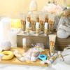 Dansib 24 Sets Here Comes the Shower Gifts Here Comes the Hand Cream and Lip Balm Shower Party Favors for Guest Travel Size Hand Lotion and Lip Balm Bulk Birthday Party Supplies view 3