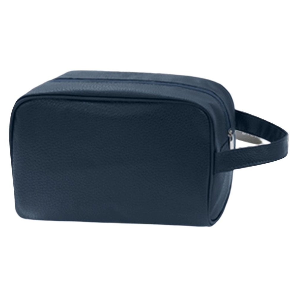 ANGESHA Sturdy Waterproof PU Men's Toiletry Bag Multiple Compartment Travel Organizers for Cosmetics Toiletries Storage