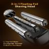 Electric Foil Shavers for Men: Mini Electric Razor with 3D Floating Blades for Smooth Shaving, IPX7 Waterproof & USB-C Fast Charge Cordless Face Shaver, Portable Home & Travel Grooming Gift view 3