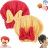 2026 New Super Absorbent Hair Towel Wrap For Wet Hair,Microfiber Hairs Towel Wrap Women Quick-Drying,Multi Functional Thickened Hairs Towels,Soft Bow Tie Wet Hairs Towels Wraps For Women (2PCS-A) view 1