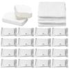 Muzrunq Compressed Towels 20Pcs Disposable Plant Fiber Compressed Face Towels Strong Absorbent Skin-Friendly Individually Packaged for Travel, Camping with Storage Bag .. view 3