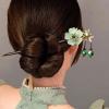 4 Pcs Chinese Wood Hair Sticks for Women Girls Vintage Flower Chopsticks Traditional Pins Bun view 4