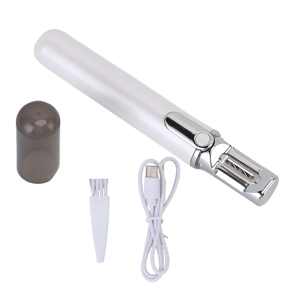 BRRNOO Electric Nail Clipper Cordless Automatic Low Noise Fingernail Trimmer Cutter with Nail Scraps Storage for Home Travel Manicure Tool ABS Material