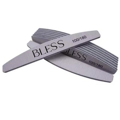 10 Pcs Rough Nail File 100/180 Grit, Heavy Duty Nail Files for Acrylic/Natural Nails, Emery Boards for Nails, Strong Finger Nail Filler, Coarse Nail File for Home and Salon Use