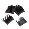 4 Pcs/set Professional Universal Black Hair Clipper Limit Comb Hairdresser Replacement Cutting GuideCompatible For Moser 1400 Series G1202(3.6.9.12mm set) view 3