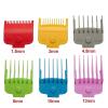 6-Piece Color Limit Comb Set With Magnetism Electric Hair Clipper Guards Hair Salon Barber Professional Cutting Guide Combs view 2
