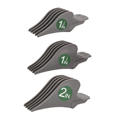 3pcs/set Electric Clipper Large Limit CombCompatible For WahlUniversal Push Shear Black 32/38/51mm G0310(GRAY)