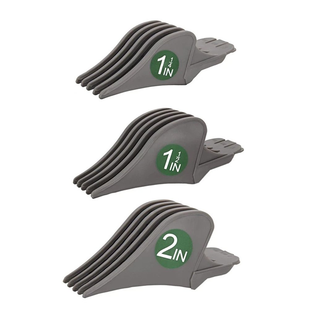 3pcs/set Electric Clipper Large Limit CombCompatible For WahlUniversal Push Shear Black 32/38/51mm G0310(GRAY)