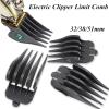 3pcs/set Electric Clipper Large Limit CombCompatible For WahlUniversal Push Shear Black 32/38/51mm G0310(GRAY) view 2