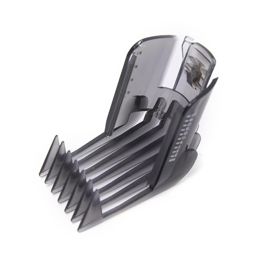 1PCS Hair Clippers Beard Trimmer Comb Attachment, Compatible For Philips, QC5130 QC5105 QC5115 QC5120 QC5125 QC5135 Black