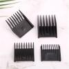4 Pcs/set Professional Universal Black Hair Clipper Limit Comb Hairdresser Replacement Cutting GuideCompatible For Moser1400 Series G1202(3.5.9.13mm set) view 2